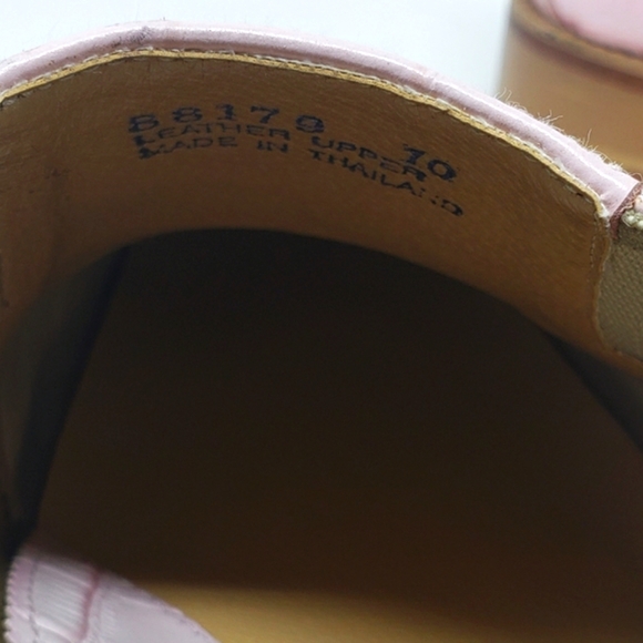 Donato Marrone Mens Size 10 Pink Leather Slip On Loafers Valentine's Day Retro - Picture 9 of 10